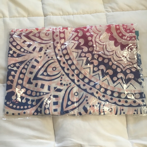 Rainbow Mandala Beach Throw - Picture 2 of 2